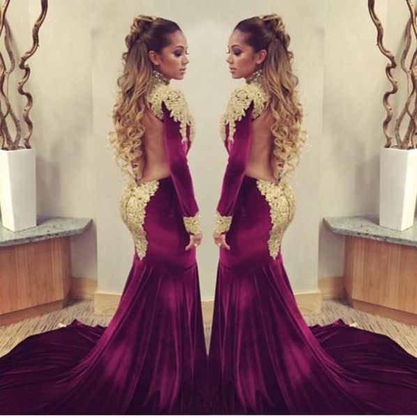 2022 burgundy arabic velvet new vestido de festa evening dresses long sleeve lace appliques beads mermaid backless prom celebrity dresses bo, Black;red
2022 burgundy arabic velvet new vestido de festa evening dresses long sleeve lace appliques beads mermaid backless prom celebrity dresses bo, Black;red