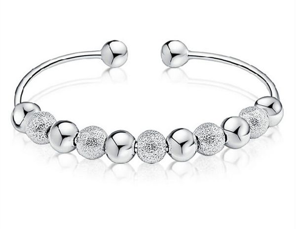 New Cheap Silver Bangle Fine Jewelry White Gold Plating Wedding Jewelry 925 Sterling Silver Bracelet Bangles Silver Beads Bangle Hot Selling
New Cheap Silver Bangle Fine Jewelry White Gold Plating Wedding Jewelry 925 Sterling Silver Bracelet Bangles Silver Beads Bangle Hot Selling