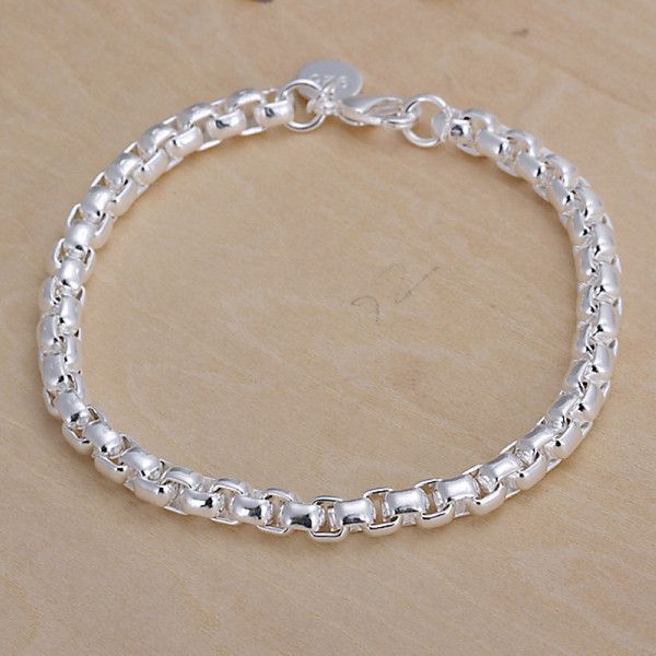 gift 925 silver the new circular grid bracelet dfmch157,brand new fashion 925 sterling silver plated chain link bracelets, Black
gift 925 silver the new circular grid bracelet dfmch157,brand new fashion 925 sterling silver plated chain link bracelets, Black