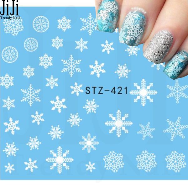 wholesale- jiji trendy nail 1 sheet beauty white snowflake decals winter styles water nail art stickers watermark fingernails decals stz421, Black
wholesale- jiji trendy nail 1 sheet beauty white snowflake decals winter styles water nail art stickers watermark fingernails decals stz421, Black