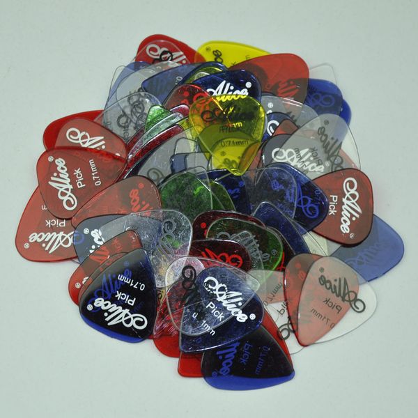 alice 100pcs medium 0.71mm transparent glossy guitar picks plectrums pc for acoustic guitar
alice 100pcs medium 0.71mm transparent glossy guitar picks plectrums pc for acoustic guitar