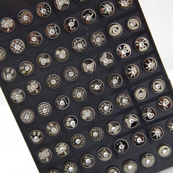 144pcs 316l black stainless steel rhinestones women mens stud mixed style earrings wholesale jewelry lots a-769, Golden;silver
144pcs 316l black stainless steel rhinestones women mens stud mixed style earrings wholesale jewelry lots a-769, Golden;silver