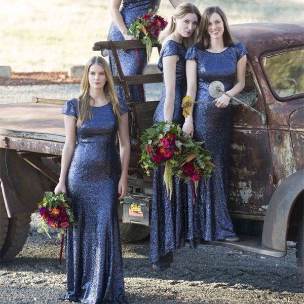 new arrival sequined cap sleeves sheath long navy blue bridesmaid dresses for wedding party in stock, Red;white
new arrival sequined cap sleeves sheath long navy blue bridesmaid dresses for wedding party in stock, Red;white
