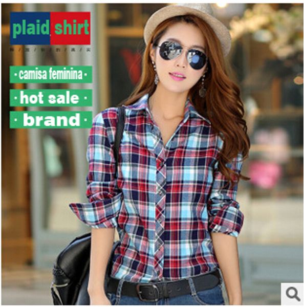 2016 spring new lover shirts full sleeve women slim plaid shirt dance fashion man woman crazy, White
2016 spring new lover shirts full sleeve women slim plaid shirt dance fashion man woman crazy, White