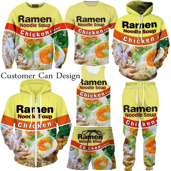 New Fashion Couples Men Women Unisex Ramen Noodles Chicken Beef 3D Print Tracksuits Suits Hoodies Pullover Top S-5XL TZ1
New Fashion Couples Men Women Unisex Ramen Noodles Chicken Beef 3D Print Tracksuits Suits Hoodies Pullover Top S-5XL TZ1