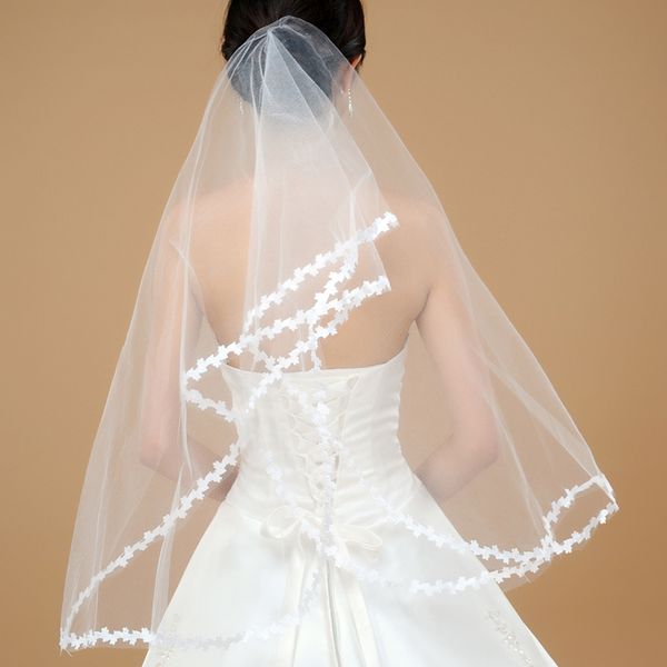 2017 two layer tulle lace edge elbow length in stock fast delivery ivory white bridal veisl wedding accessory veils qm, Black
2017 two layer tulle lace edge elbow length in stock fast delivery ivory white bridal veisl wedding accessory veils qm, Black