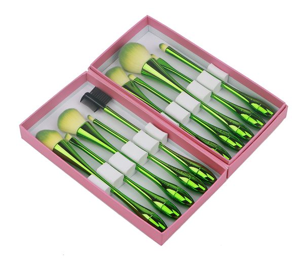 princess rose green small waist makeup brushes water droplets 10pcs make up brush set cosmetic brushes tools kit
princess rose green small waist makeup brushes water droplets 10pcs make up brush set cosmetic brushes tools kit
