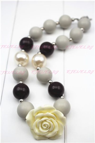 wholesale acrylic rose flower chunkey bubblegum big beads pendant necklace cb017, Silver
wholesale acrylic rose flower chunkey bubblegum big beads pendant necklace cb017, Silver