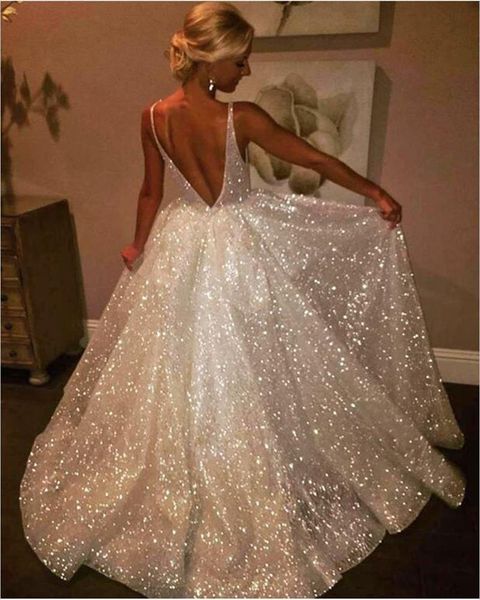 a line prom dresses sparkly full sequins shiny evening gowns custom made formal dresses vestido de novia, Black
a line prom dresses sparkly full sequins shiny evening gowns custom made formal dresses vestido de novia, Black