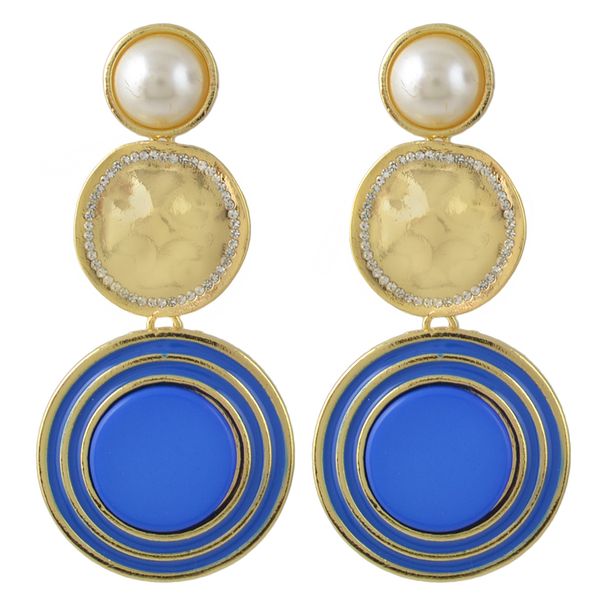 idealway 6 colors gold plated enamel round pearl rhinestone drop earrings jewelry accessories for women, Silver
idealway 6 colors gold plated enamel round pearl rhinestone drop earrings jewelry accessories for women, Silver