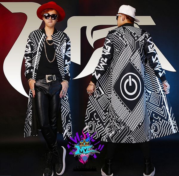 fall-bigbang men singers stage show black and white mechanical switch long baseball uniform long coat costumes s-3xl ing, Black;brown
fall-bigbang men singers stage show black and white mechanical switch long baseball uniform long coat costumes s-3xl ing, Black;brown