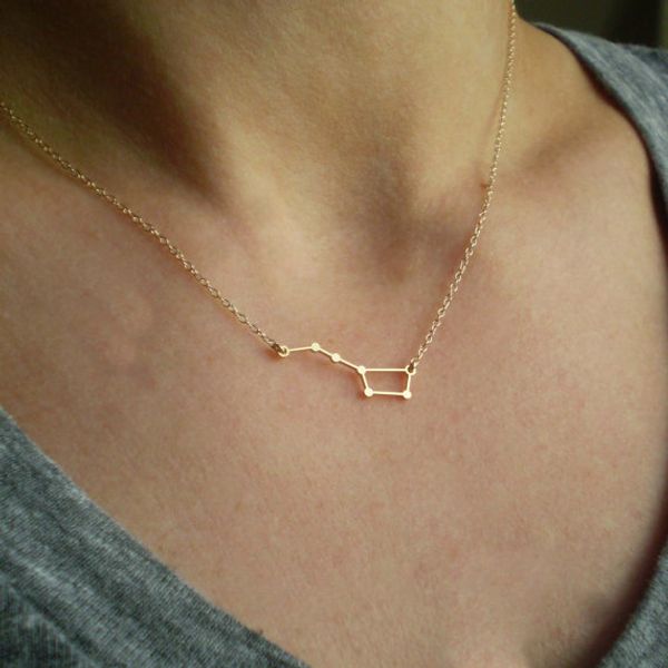 30pcs- n043 big dipper necklace zodiac seven stars necklace outer space alaxy planet necklace solar system necklaces, Silver
30pcs- n043 big dipper necklace zodiac seven stars necklace outer space alaxy planet necklace solar system necklaces, Silver