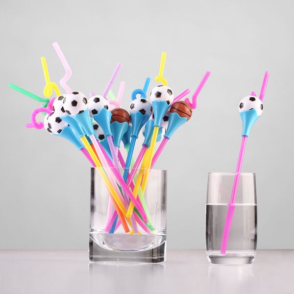 Cartoon Football/Basketball Drinking Straw Cute Color PP Juice Milk Straw Christmas Gift Party Decoration SD974
Cartoon Football/Basketball Drinking Straw Cute Color PP Juice Milk Straw Christmas Gift Party Decoration SD974