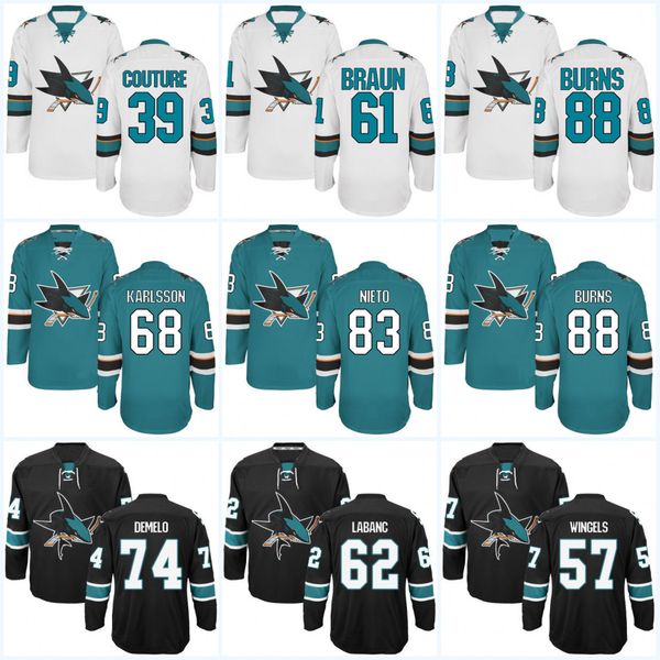 Youth San Jose Sharks 57 Tommy Wingels 61 Justin Braun 62 Kevin Labanc 68 Melker Karlsson 74 Dylan Demelo Hockey Jerseys
Youth San Jose Sharks 57 Tommy Wingels 61 Justin Braun 62 Kevin Labanc 68 Melker Karlsson 74 Dylan Demelo Hockey Jerseys