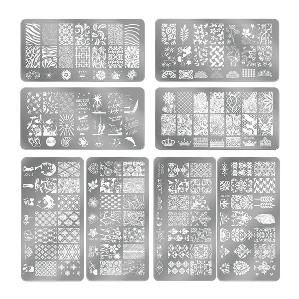 wholesale-8pcs new arrival set 3 nail art image printing beauty designs women tips nails stamping plates nail art polish templates, White
wholesale-8pcs new arrival set 3 nail art image printing beauty designs women tips nails stamping plates nail art polish templates, White