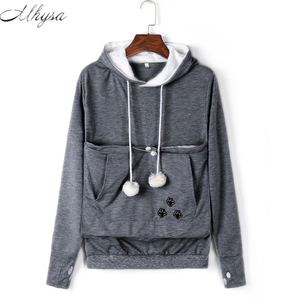 wholesale- mhysa cat lovers hoodies with cuddle pouch dog pet hoodies for casual kangaroo pullovers with ears sweatshirt drop shipping 020, Black
wholesale- mhysa cat lovers hoodies with cuddle pouch dog pet hoodies for casual kangaroo pullovers with ears sweatshirt drop shipping 020, Black