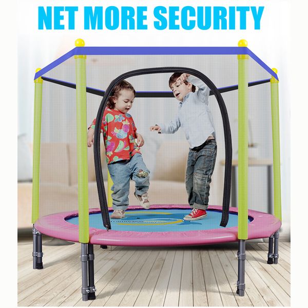 wholesale- 55 inch round kids mini trampoline enclosure net pad rebounder outdoor exercise 
wholesale- 55 inch round kids mini trampoline enclosure net pad rebounder outdoor exercise