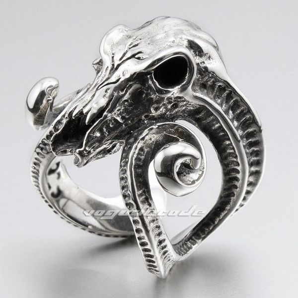 large ran skull horn aries 316l stainless steel mens biker punk ring 6r005 us size 8 to 13, Golden;silver
large ran skull horn aries 316l stainless steel mens biker punk ring 6r005 us size 8 to 13, Golden;silver