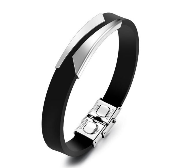 cool silicone bracelets for men unique triangle cutting hollow design length adjustable jewelry wristband wy1106, Black
cool silicone bracelets for men unique triangle cutting hollow design length adjustable jewelry wristband wy1106, Black