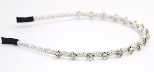 New Women Wedding Bridal Headband Rhinestone Silver Rope Twist High Quality Fashion Hair Accessories Handmade Hair Jewelry for Wholesale
New Women Wedding Bridal Headband Rhinestone Silver Rope Twist High Quality Fashion Hair Accessories Handmade Hair Jewelry for Wholesale