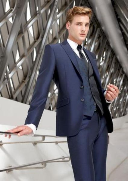 groom slim suitable for peak lapel the man suit blue man mans wedding prom dress work fine custom, White;black
groom slim suitable for peak lapel the man suit blue man mans wedding prom dress work fine custom, White;black