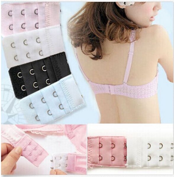 women bra strap extender 3 rows 2 hooks bra extenders clasp strap sewing tools intimates accessories, Black;white
women bra strap extender 3 rows 2 hooks bra extenders clasp strap sewing tools intimates accessories, Black;white
