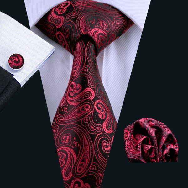 fast shipping mens tie set red paisely silk hanky cufflinks jacquard woven tie set business work formal meeting leisure n-0314, Black;blue
fast shipping mens tie set red paisely silk hanky cufflinks jacquard woven tie set business work formal meeting leisure n-0314, Black;blue