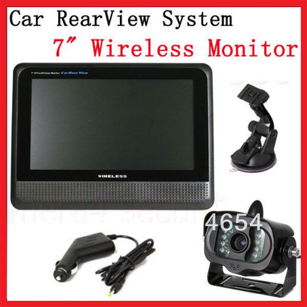 wholesale-wireless weatherproof car rear view ir night vision camera 7" lcd parking monitor system
wholesale-wireless weatherproof car rear view ir night vision camera 7" lcd parking monitor system