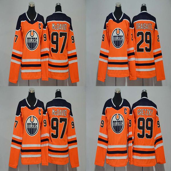 Lady 2017-2018 Season Edmonton Oilers Jersey 97 Connor McDavid 29 Leon Draisaitl 99 Wayne Gretzky Women Hockey Jerseys Cheap 
Lady 2017-2018 Season Edmonton Oilers Jersey 97 Connor McDavid 29 Leon Draisaitl 99 Wayne Gretzky Women Hockey Jerseys Cheap