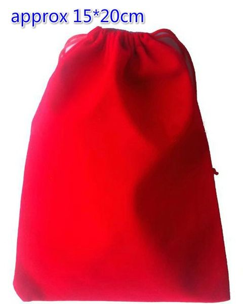 100pcs red large 15*20cm velvet bags jewelry bags wedding party candy beads christmas gift bag, Pink;blue
100pcs red large 15*20cm velvet bags jewelry bags wedding party candy beads christmas gift bag, Pink;blue
