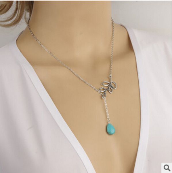 wholesale-2016 new turquoise teardrop silver branch lariat , turquoise branch lariat necklace teardrop lariat necklace, Golden;silver
wholesale-2016 new turquoise teardrop silver branch lariat , turquoise branch lariat necklace teardrop lariat necklace, Golden;silver