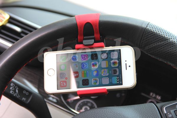 Dhl univer al car teering wheel cradle cellphone holder clip car bike mount tand flexible phone holder extend to 86mm for iphon6 plu
Dhl univer al car teering wheel cradle cellphone holder clip car bike mount tand flexible phone holder extend to 86mm for iphon6 plu