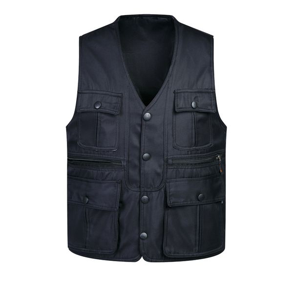 fall-pgrapher vest multi pocket sleeveless jacket black outdoor vest for men camping hunting army green khaki solid gilet, Black;white
fall-pgrapher vest multi pocket sleeveless jacket black outdoor vest for men camping hunting army green khaki solid gilet, Black;white