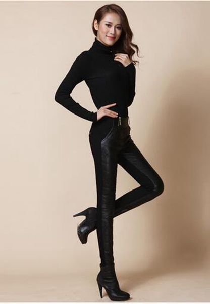 women winter in europe and the new quality goods carry buttock show thin stitching stretch down tight leather pants. 266 s - 2xl, Black;white
women winter in europe and the new quality goods carry buttock show thin stitching stretch down tight leather pants. 266 s - 2xl, Black;white