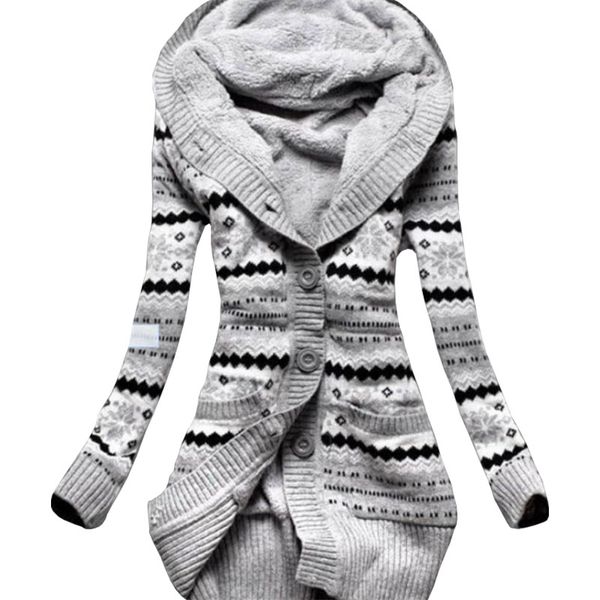 women's jackets wholesale europe america winter coat women new velvet thick hooded knit cardigan jacket slim coats long clothing vestid, Black;brown
women's jackets wholesale europe america winter coat women new velvet thick hooded knit cardigan jacket slim coats long clothing vestid, Black;brown