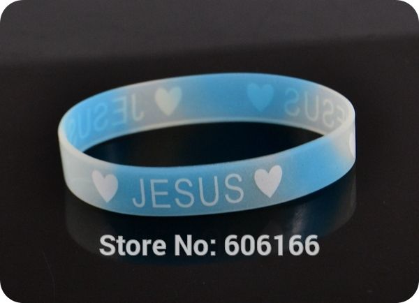 wholesale-50x heart jesus glow in dark silicone bracelet wristband fashion catholic christian religious jewelry, Black
wholesale-50x heart jesus glow in dark silicone bracelet wristband fashion catholic christian religious jewelry, Black