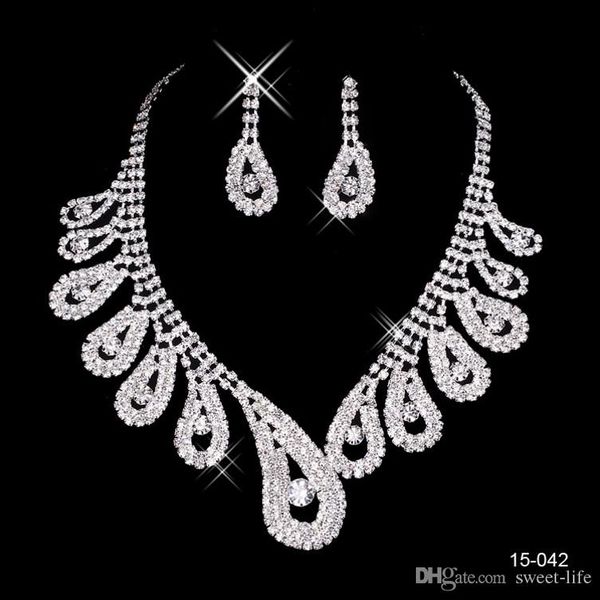 Cheap New 15042 Hot Sale Womens Bridal Wedding Pageant Rhinestone Necklace Earrings Jewelry Sets for Party Bridal Jewelry
Cheap New 15042 Hot Sale Womens Bridal Wedding Pageant Rhinestone Necklace Earrings Jewelry Sets for Party Bridal Jewelry