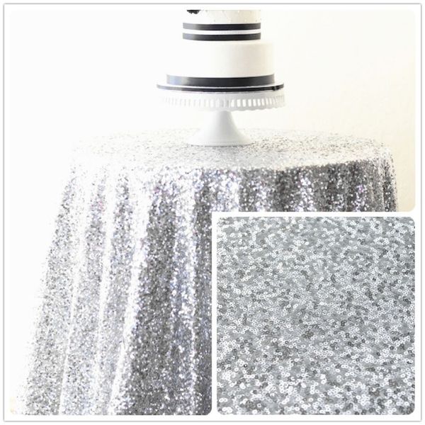 shinybeauty 72'' round silver sequin tablecloth for wedding/party/banquet/prom/other event decor
shinybeauty 72'' round silver sequin tablecloth for wedding/party/banquet/prom/other event decor
