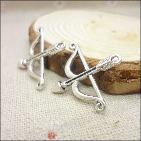charms 75pcs vintage bow and arrow pendant antique silver fit bracelets necklace diy metal jewelry making, Bronze;silver
charms 75pcs vintage bow and arrow pendant antique silver fit bracelets necklace diy metal jewelry making, Bronze;silver