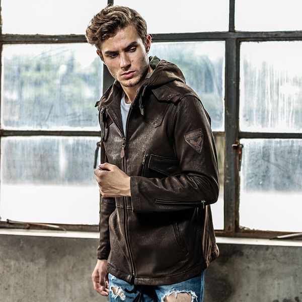 dark brown avirexfly sheepskin leather jackets with hoody slim fit 100% genuine leather flight jacket, Black
dark brown avirexfly sheepskin leather jackets with hoody slim fit 100% genuine leather flight jacket, Black