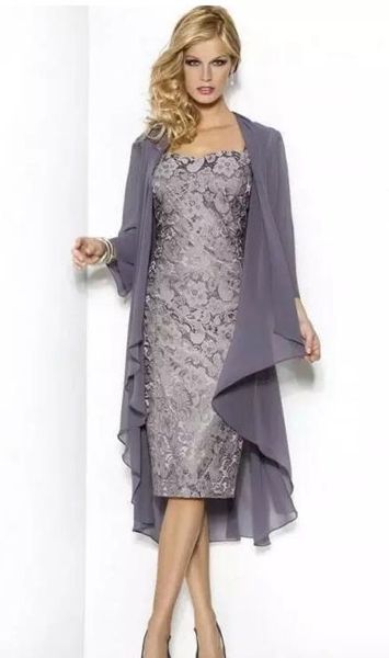 grey elegant sweetheart mothers of the bride dresses tea length sheath lace mother of the groom dresses with jackets women gowns custom made, Black;red
grey elegant sweetheart mothers of the bride dresses tea length sheath lace mother of the groom dresses with jackets women gowns custom made, Black;red