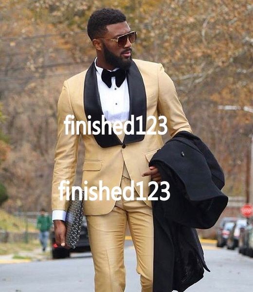 classic style one button groom tuxedos shawl lapel groomsmen man blazer mens wedding suits (jacket+pants+vest+tie) h:597, Black;gray
classic style one button groom tuxedos shawl lapel groomsmen man blazer mens wedding suits (jacket+pants+vest+tie) h:597, Black;gray