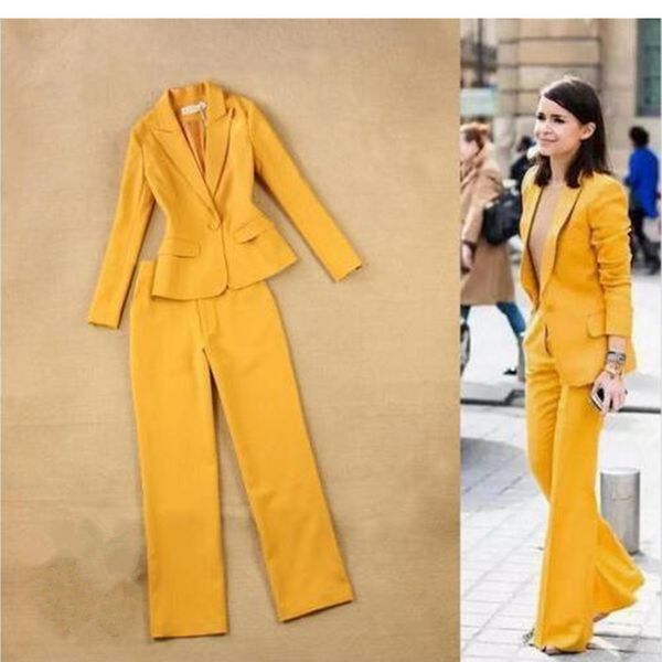 yellow women ladies custom made business office tuxedos formal work wear suits 2 pieces (jacket + pants) made to order, White
yellow women ladies custom made business office tuxedos formal work wear suits 2 pieces (jacket + pants) made to order, White