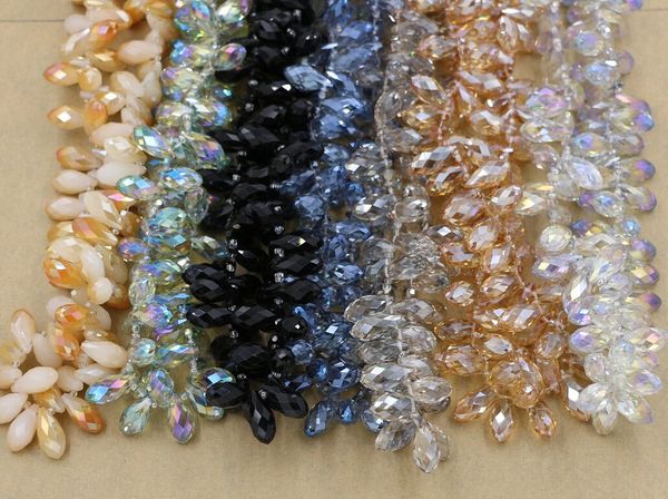 Hot sell ! 100pcs Faceted Teardrop Crystal Glass Loose Beads 10*20mm Jewelry DIY 7 -color
Hot sell ! 100pcs Faceted Teardrop Crystal Glass Loose Beads 10*20mm Jewelry DIY 7 -color