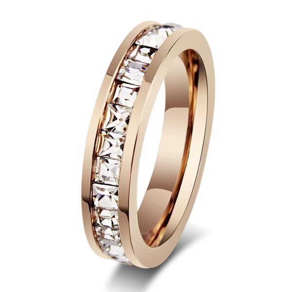 Bride Wedding Ring Fashion Luxury Woman Fashion Ring Rose Gold Filled Titanium Steel Rings For Women Female Fine Jewelry Bague Femme
Bride Wedding Ring Fashion Luxury Woman Fashion Ring Rose Gold Filled Titanium Steel Rings For Women Female Fine Jewelry Bague Femme