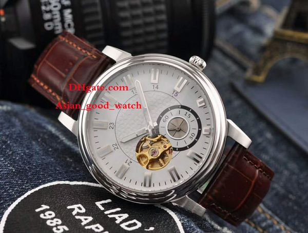4 style men fashion watches 41mm iw544705 white dial date leather strap bands bracelet automatic mens watch watches, Slivery;brown
4 style men fashion watches 41mm iw544705 white dial date leather strap bands bracelet automatic mens watch watches, Slivery;brown
