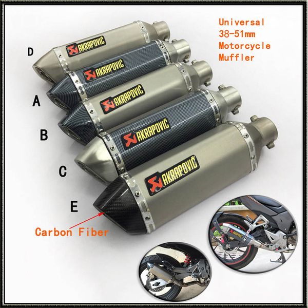 akrapovic 38-51 мм универсальный мотоцикл модифицированный скутер выхлопная труба глушителя труба для gy6 cbr125 cbr250 cb400 и cb600 с cbr
akrapovic 38-51 мм универсальный мотоцикл модифицированный скутер выхлопная труба глушителя труба для gy6 cbr125 cbr250 cb400 и cb600 с cbr