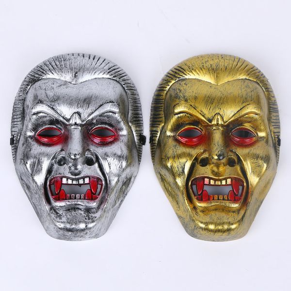 Halloween Masquerade Terror Mask Gold/Silver PVC Vampire Zombie Performance Mask Bar Party Dance Cosplay Costume Decoration 12pcs/lot SD392
Halloween Masquerade Terror Mask Gold/Silver PVC Vampire Zombie Performance Mask Bar Party Dance Cosplay Costume Decoration 12pcs/lot SD392