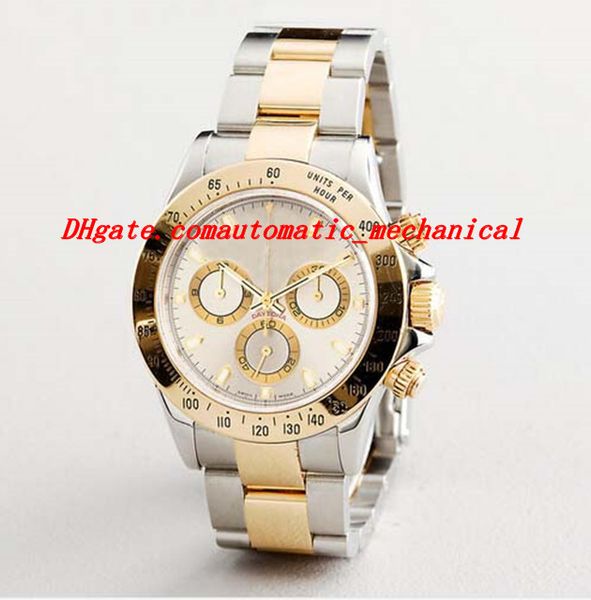 luxury watches wristwatch 2tone 18k yellow gold ss watch slate dial 116523 watch automatic 7750 chronography mens watches, Slivery;brown
luxury watches wristwatch 2tone 18k yellow gold ss watch slate dial 116523 watch automatic 7750 chronography mens watches, Slivery;brown