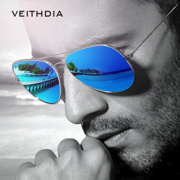 veithdia brand fashion polarized sunglasses men women colorful reflective coating lens eyewear and accessories sun glasses 3026, White;black
veithdia brand fashion polarized sunglasses men women colorful reflective coating lens eyewear and accessories sun glasses 3026, White;black